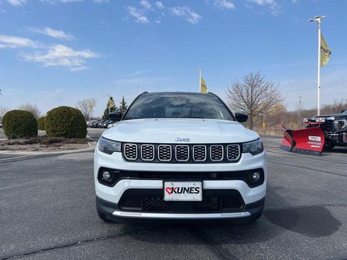 Bright White Clearcoat 2025 Jeep Compass Limited