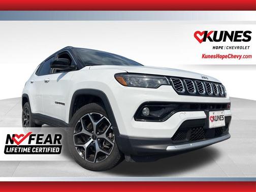 Bright White Clearcoat 2025 Jeep Compass Limited