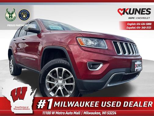 Deep Cherry Red Crystal Pearlcoat 2014 Jeep Grand Cherokee Limited