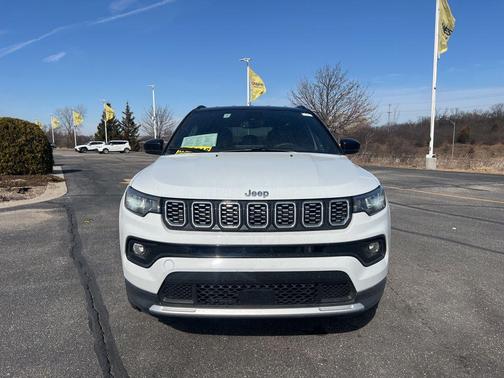 Bright White Clearcoat 2025 Jeep Compass Limited