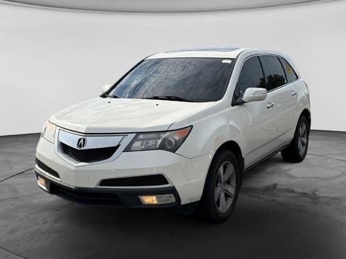 Aspen White Pearl 2013 Acura MDX 3.7L Technology