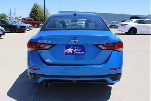 Electric Blue Metallic/Super Black 2024 Nissan Sentra SR