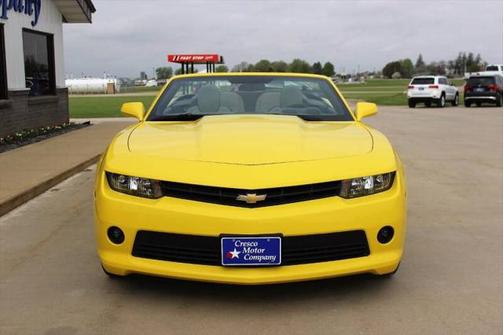 Bright Yellow 2015 Chevrolet Camaro 1LT