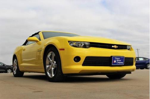 Bright Yellow 2015 Chevrolet Camaro 1LT