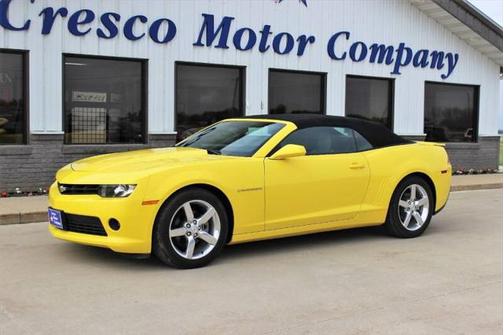 Bright Yellow 2015 Chevrolet Camaro 1LT