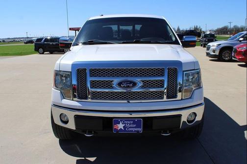 White Platinum Metallic Tri-Coat 2012 Ford F-150 Lariat
