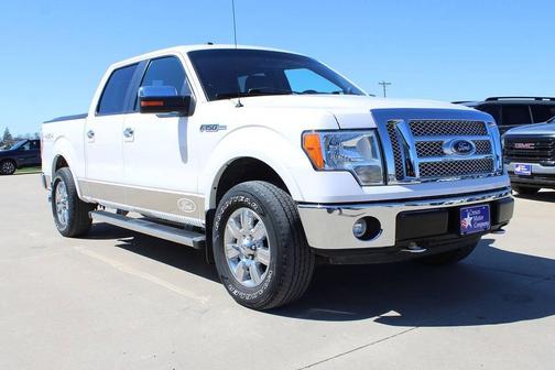 White Platinum Metallic Tri-Coat 2012 Ford F-150 Lariat