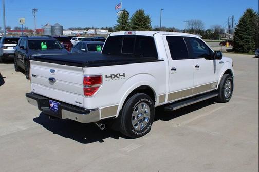 White Platinum Metallic Tri-Coat 2012 Ford F-150 Lariat