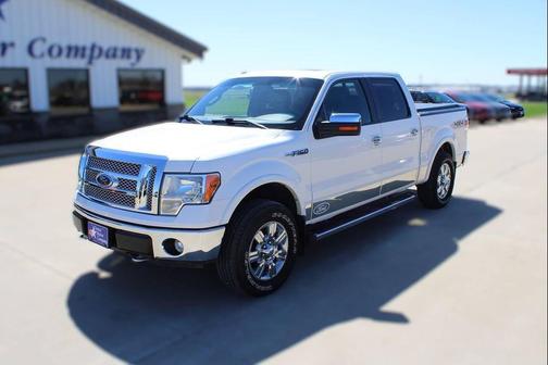 White Platinum Metallic Tri-Coat 2012 Ford F-150 Lariat