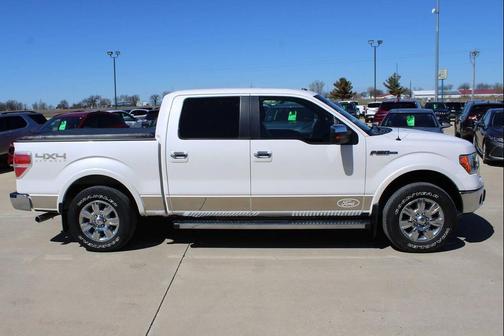 White Platinum Metallic Tri-Coat 2012 Ford F-150 Lariat