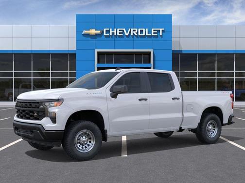 Summit White 2026 Chevrolet Silverado 1500 WT