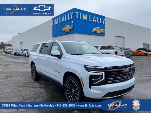 Polar White 2026 Chevrolet Suburban High Country