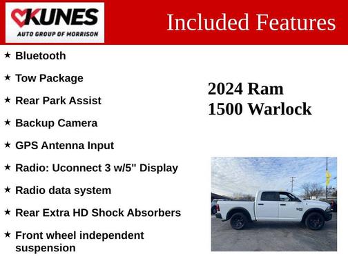 2024 RAM 1500 Classic Warlock Crew Cab 4x4 5'7' Box