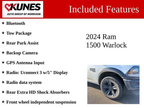2024 RAM 1500 Classic Warlock Crew Cab 4x4 5'7' Box