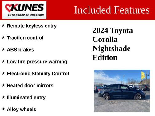 2024 Toyota Corolla Nightshade Edition