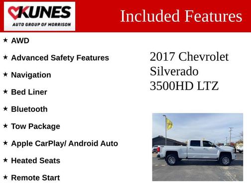 2017 Chevrolet Silverado 3500 LTZ