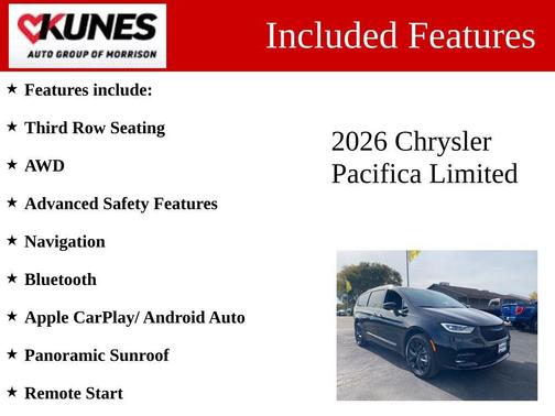 2026 Chrysler Pacifica Limited