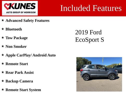 2019 Ford EcoSport S