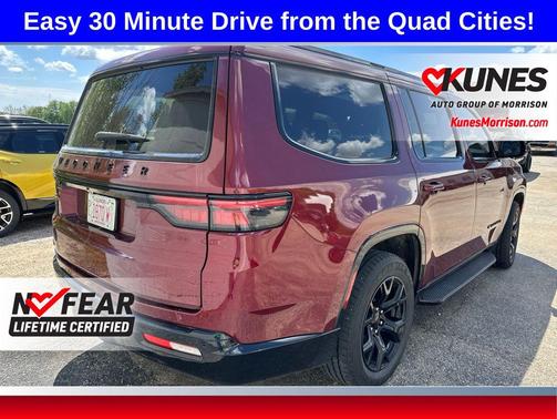 Velvet Red Pearlcoat 2023 Jeep Wagoneer Series II Carbide 4x4
