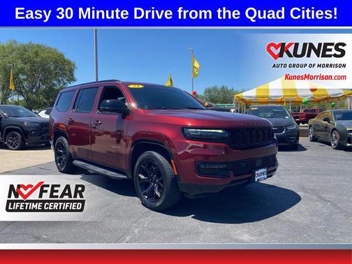 Velvet Red Pearlcoat 2023 Jeep Wagoneer Series II Carbide 4x4