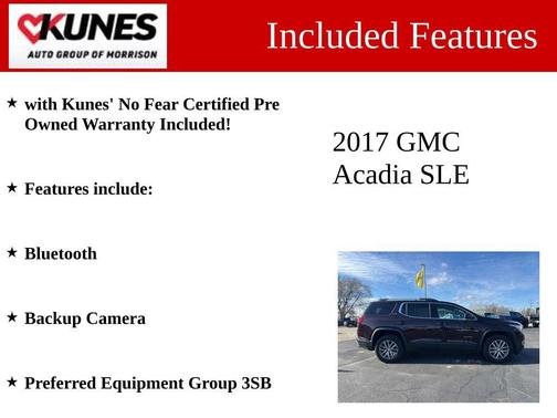 2017 GMC Acadia SLE-2