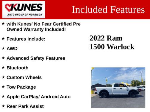 2022 RAM 1500 Classic Warlock Quad Cab 4x4 6'4' Box