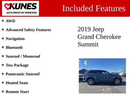 2019 Jeep Grand Cherokee Summit