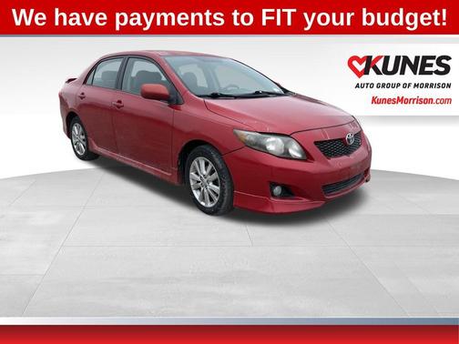 Barcelona Red Metallic 2009 Toyota Corolla S