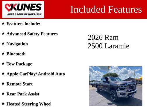 2026 RAM 2500 Laramie