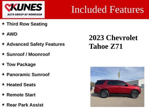 2023 Chevrolet Tahoe 4WD Z71