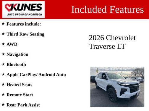 2026 Chevrolet Traverse LT