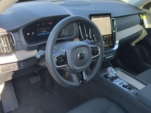 Denim Blue Metallic 2026 Volvo XC90 Plug-In Hybrid Plus, T8 AWD, Electric/Gasoline, Bright, 6 Seats