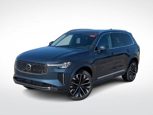 Denim Blue Metallic 2026 Volvo XC90 Plug-In Hybrid Plus, T8 AWD, Electric/Gasoline, Bright, 6 Seats