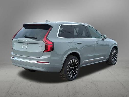 Vapour Grey Metallic 2026 Volvo XC90 Plus, B6 AWD Gas (mild hybrid), Gasoline, Bright, 7 Seats