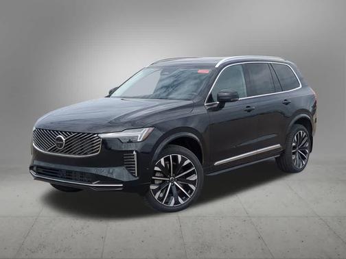 Onyx Black Metallic 2026 Volvo XC90 Ultra, B6 AWD Gas (mild hybrid), Gasoline, Bright, 7 Seats