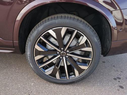 Mulberry Red Metallic 2026 Volvo XC90 Plus, B5 AWD Gas (mild hybrid), Gasoline, Bright, 7 Seats