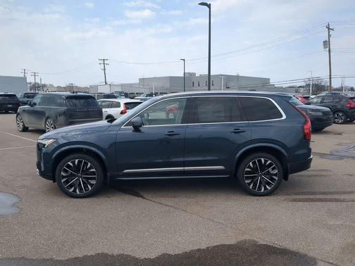 Denim Blue Metallic 2026 Volvo XC90 Ultra, B6 AWD Gas (mild hybrid), Gasoline, Bright, 7 Seats