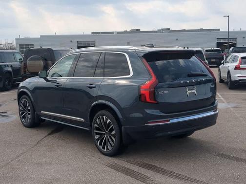 Denim Blue Metallic 2026 Volvo XC90 Ultra, B6 AWD Gas (mild hybrid), Gasoline, Bright, 7 Seats