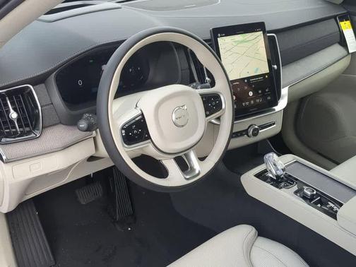 Denim Blue Metallic 2026 Volvo XC90 Ultra, B6 AWD Gas (mild hybrid), Gasoline, Bright, 7 Seats