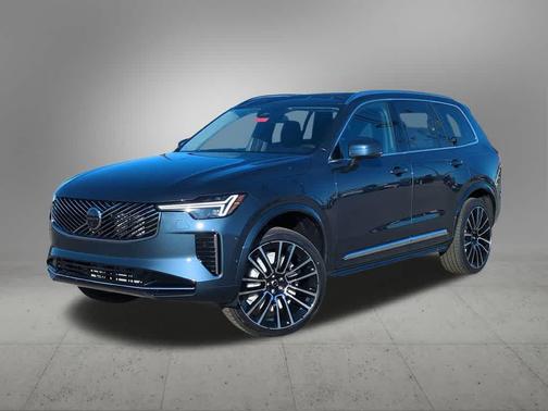 Denim Blue Metallic 2026 Volvo XC90 Plus, B6 AWD Gas (mild hybrid), Gasoline, Bright, 7 Seats