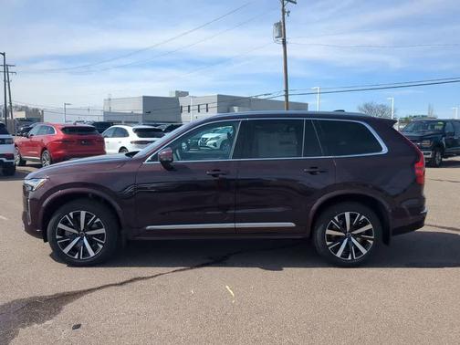 Mulberry Red Metallic 2026 Volvo XC90 Core, B5 AWD Gas (mild hybrid), Gasoline, Bright, 7 Seats