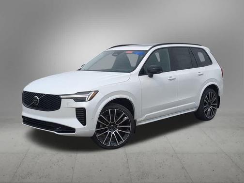 Crystal White Pearl 2026 Volvo XC90 Ultra Dark Theme, B6 AWD Gas (mild hybrid), Gasoline, 7 Seats