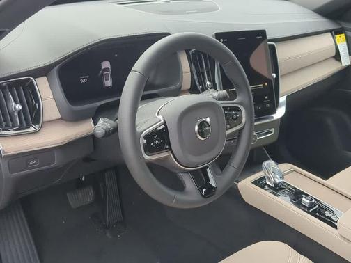 Denim Blue Metallic 2026 Volvo XC90 Plus, B6 AWD Gas (mild hybrid), Gasoline, Bright, 6 Seats