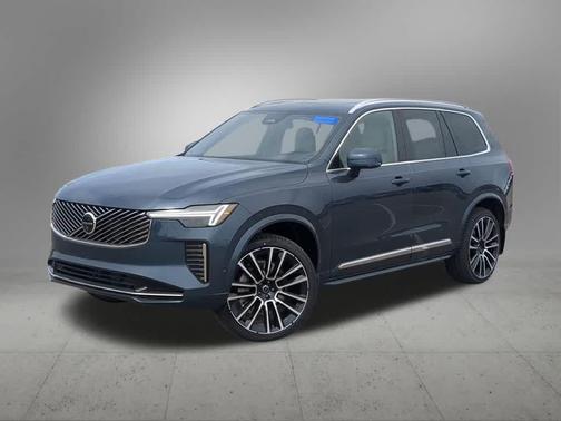 Denim Blue Metallic 2026 Volvo XC90 Plus, B6 AWD Gas (mild hybrid), Gasoline, Bright, 6 Seats