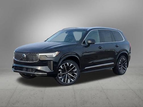 Onyx Black Metallic 2026 Volvo XC90 Plus, B6 AWD Gas (mild hybrid), Gasoline, Bright, 7 Seats