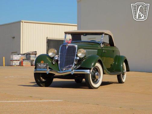 Green 1934 Ford Roadster Model 40