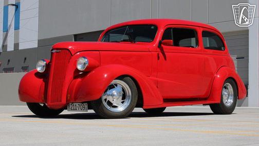 RED 1937 Chevrolet Master Deluxe Base