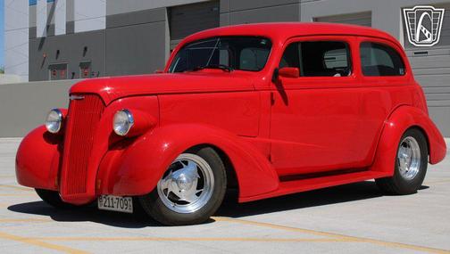 RED 1937 Chevrolet Master Deluxe Base