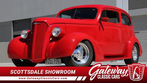 RED 1937 Chevrolet Master Deluxe Base