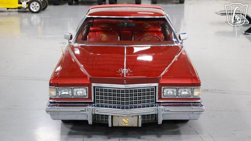 RED 1976 Cadillac DeVille Base